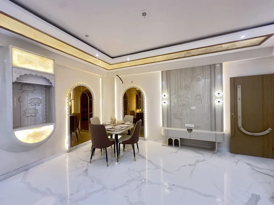Kalyan EVA actual 3 BHK flat · Dining area