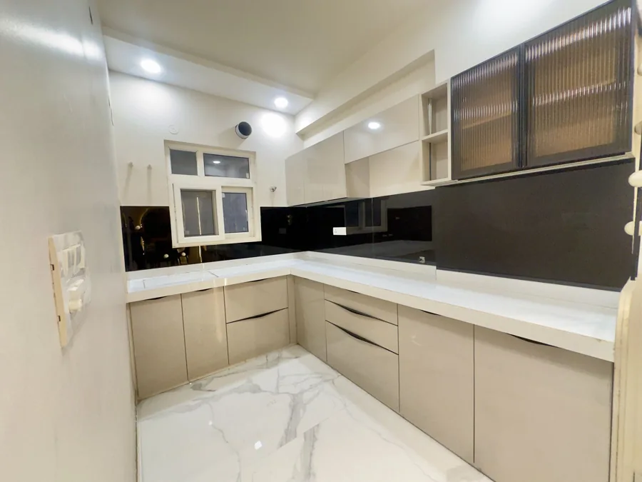 Kalyan EVA actual 3 BHK flat · Modular kitchen