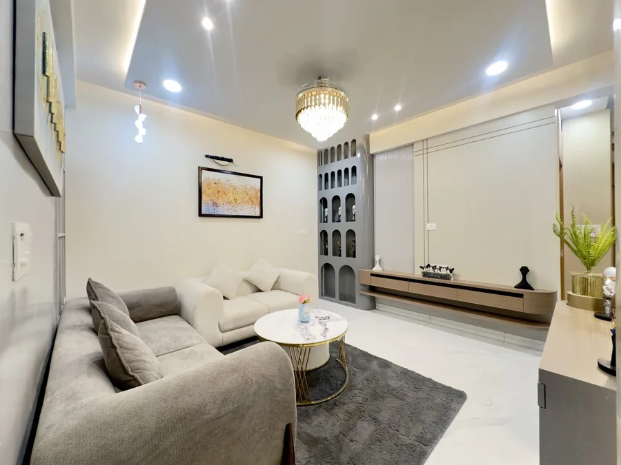 Kalyan EVA actual 3 BHK flat · Living room