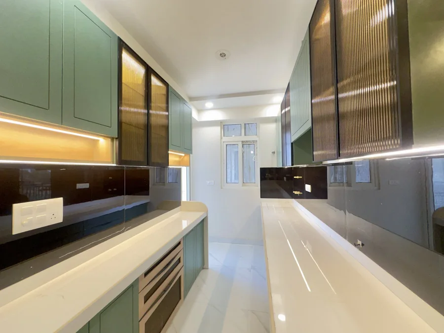 Kalyan EVA actual 3 BHK flat · Kitchen counter