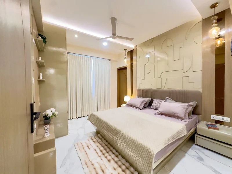 Kalyan EVA actual flat: bedroom interior