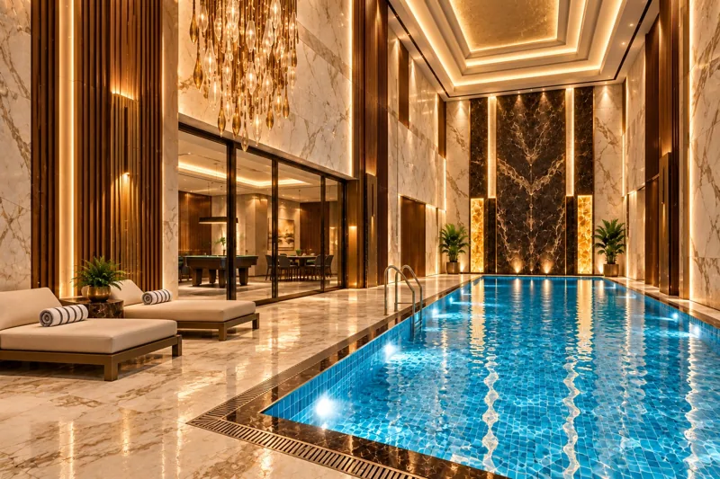 Kalyan Kohinoor indoor swimming pool design visualisation